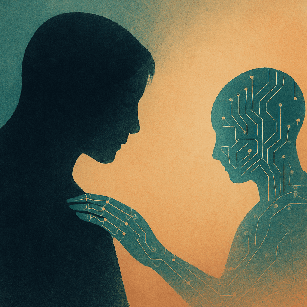 Illustration for Conversational AI and Mental Health